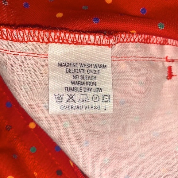 VINTAGE LIZ CLAIBORNE LIZSPORT HIGH WAIST POLKA DOT SHORTS - Picture 13 of 15